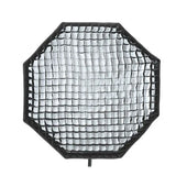 Godox Octa Softbox met Grid – Ø120 cm – Inclusief Bowens Mount – Rond Lichtvormer voor Studioflitsers – Met Raster voor Gerichte Lichtverspreiding – Professionele Fotografie Accessoire