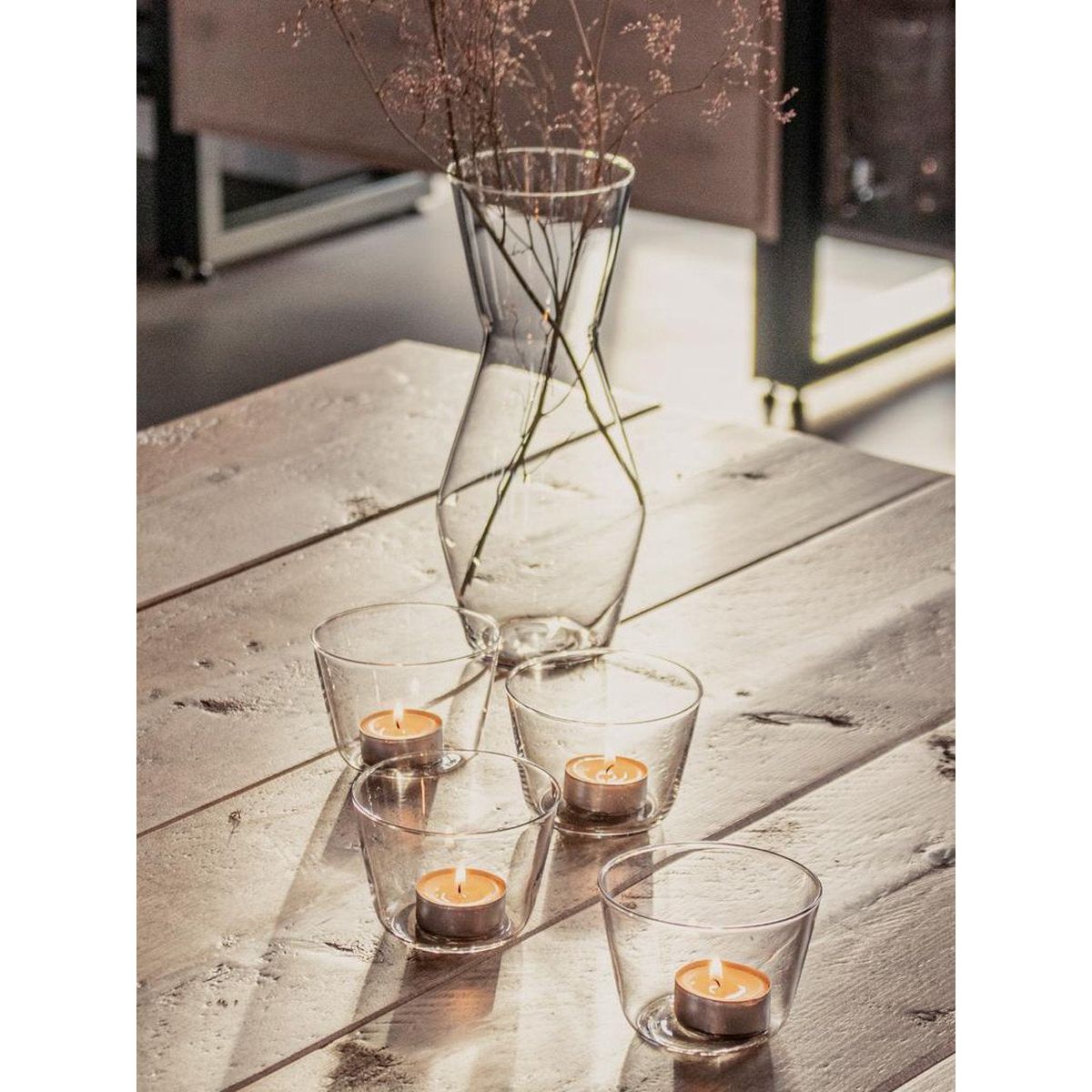 Gusta – P135 – Glazen Karaf Set – Waterkaraf Met 4 Glazen – 820 ml Karaf – 4 x 200 ml Drinkglazen – Glazen Decanter – Waterfles Met Bekers – Serviesset Voor Water Wijn En Drank – Modern Ontwerp – Geschikt Voor Elke Gelegenheid
