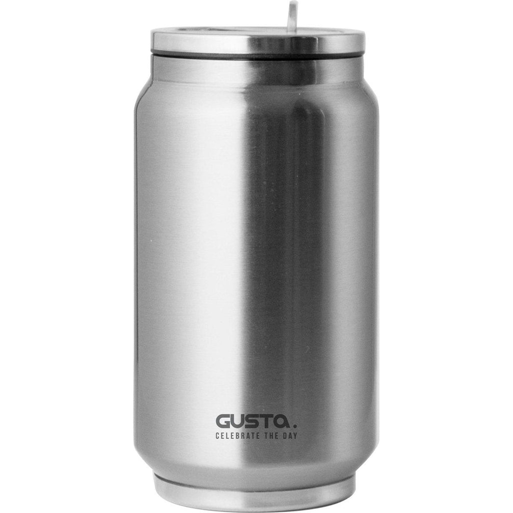 Gusta Geïsoleerde Drinkfles – 260 ml Thermosfles – RVS Dubbelwandig – Houdt Drankjes Lang Warm Of Koud – Lekvrije Schroefdop – Duurzaam Herbruikbaar BPA-Vrij – Compacte Fles Voor Onderweg Bureau School Of Reizen
