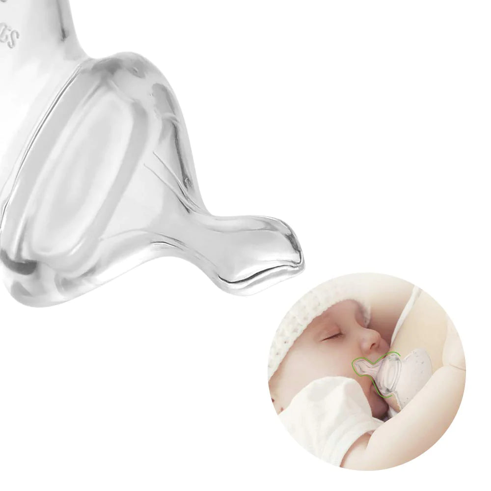 Comfortabel en Pijnloos Borstvoeding Geven - Siliconen Borstvoeding Tepelschild - Handsfree Borstvoedingservaring - Zacht Silicone met Verlengde Tepel