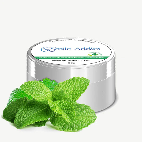 4-Delige - Smile Addict Tandenbleekset met Houtskool - Inclusief Whitening Strips, Muntpoeder, Tandpasta en Bamboe Tandenborstel - 14 Dagen Behandeling voor Stralend Witte Tanden
