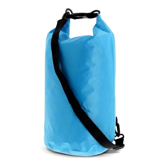2 stuks – waterdichte dry bag 10L + telefoon waterdichte hoes – seesack met roll top sluiting en schouderband – waterproof tas en smartphone pouch – outdoor set voor strand, kajak, camping en watersport
