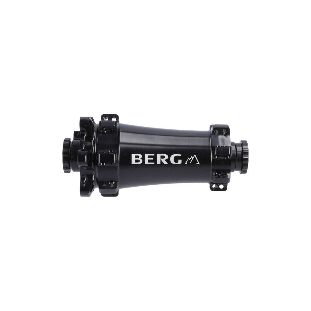 BERG - MTB Voornaaf Straightpull 6-Gaats - 15x110mm Steekas, Aluminium - Ideaal voor Cross-Country & Marathon - Zwart
