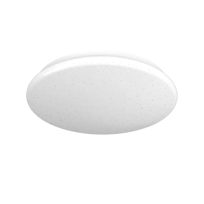 Plafondlamp Modica - Ø 30 cm - Dimbare Geïntegreerde LED - 2300 Lumen - 2700K tot 6500K - Met Afstandsbediening - Witte Kunststof - Modern Ontwerp - Voor Woonkamer of Slaapkamer