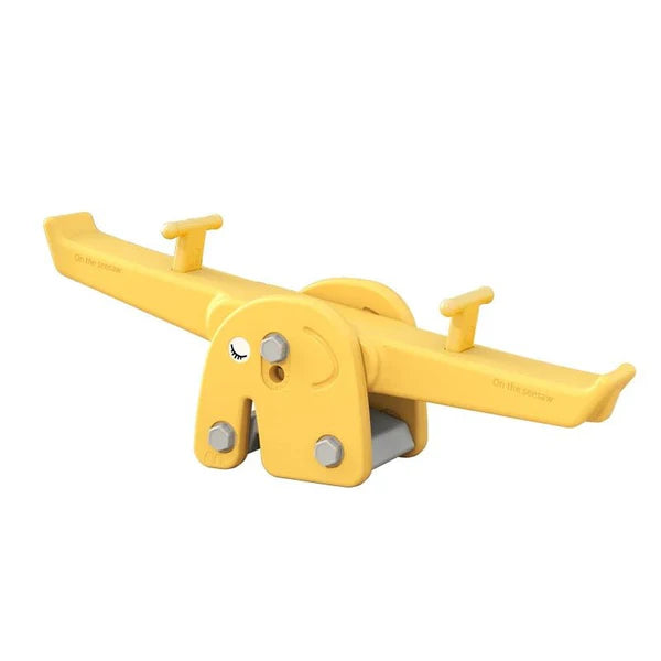 Olifant Wipwap voor Kinderen – Veilige en Duurzame Balanswip van Milieuvriendelijk Kunststof – Indoor & Outdoor Speelgoed voor Peuters van 2–6 Jaar – Lichtgewicht, Eenvoudig te Monteren en Met Gladde, Kindveilige Afwerking