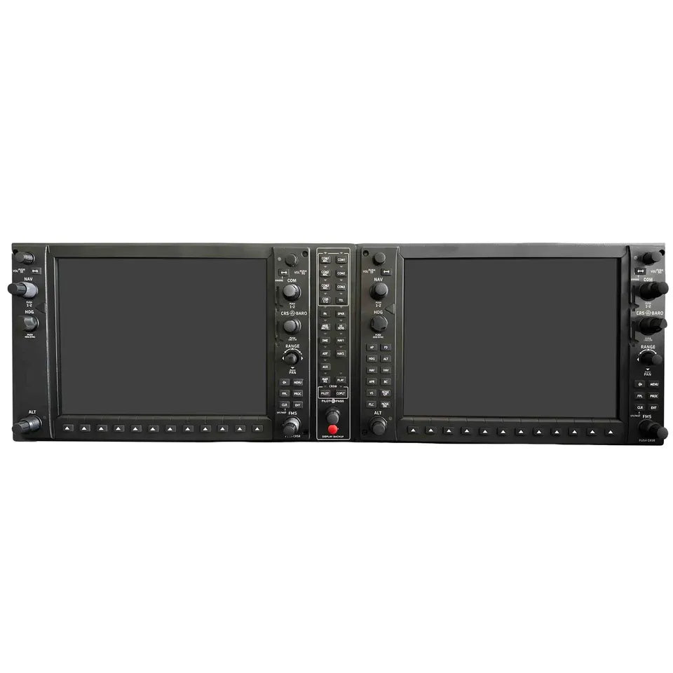 G1000 NXi flight sim panel set – 1:1 cockpit simulator PFD MFD GMA audio paneel – dual 10.4 inch IPS displays – aluminium flight simulator cockpit – compatibel met MSFS 2024 en X-Plane 12 – realistische avionics set
