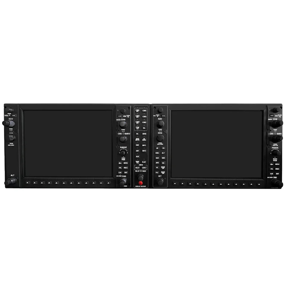 G1000 NXi flight sim panel set – 1:1 cockpit simulator PFD MFD GMA audio paneel – dual 10.4 inch IPS displays – aluminium flight simulator cockpit – compatibel met MSFS 2024 en X-Plane 12 – realistische avionics set