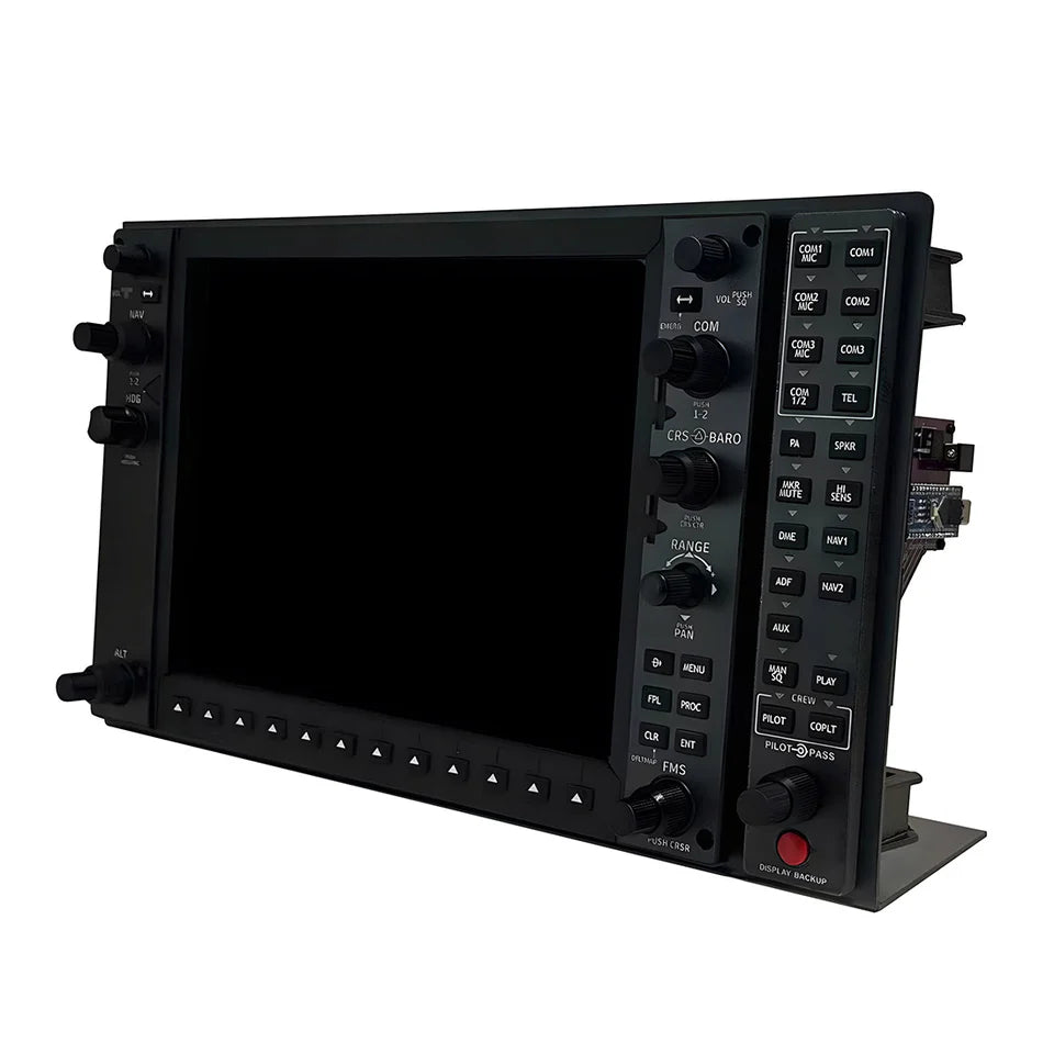 G1000 NXi flight sim panel set – 1:1 cockpit simulator PFD MFD GMA audio paneel – dual 10.4 inch IPS displays – aluminium flight simulator cockpit – compatibel met MSFS 2024 en X-Plane 12 – realistische avionics set