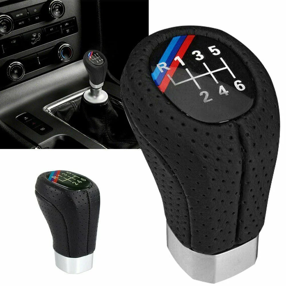 Versnellingspook  geschikt voor BMW M-Sport Carbon Look - Handgeschakelde Pookknop Shifter - Schakelpook voor 1 3 5 6 7 Serie X1 X3 X4 X5 X6 Z4 Z5 Z8 M2 M3 M4 M5 - Gear Knob voor E81 E82 E87 E90 E91 E92 F20 F30 E60 E61 en Meer Modellen