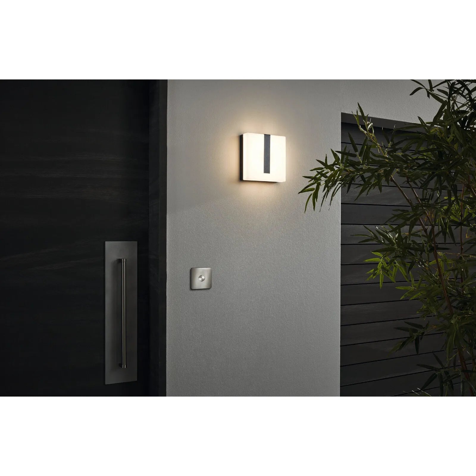 Eglo Torazza C LED buiten wandlamp 14W – wandverlichting buitenlamp IP44 dimbaar Bluetooth lamp – antraciet wandlamp met warm wit licht 3000K 1400 lumen – gevelverlichting tuinlamp balkon terras verlichting