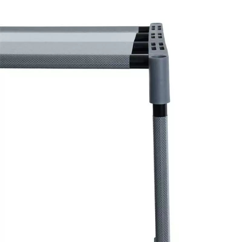 5-Lagen Boekenkast met 4 Opbergvakken – Moderne Boekenplank en Displaykast – Opvouwbare Organizer van Non-Woven Stof & PP – Ruimtebesparend Opslagrek voor Boeken, Documenten en Decoratie – 125×41×28 cm – Lichtgewicht & Duurzaam