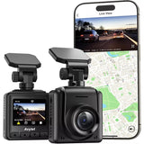 Geavanceerde Dashcam Wi-Fi 2K – Mini Voorruitcamera Voor Auto's – Ondersteunt Externe GPS-module – Super Nachtzicht – Loop Recording – 24/7 Parkeermodus – 170° Groothoek – IPS-scherm – G-sensor – Compact Ontwerp