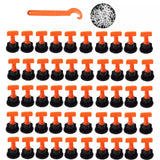 151-Delig Tegel Leveling Systeem - Herbruikbare T-Lock Tegelafstandhouders - Inclusief Tegel Levelers en Wrench - Voor Tegels van 5-17 mm Dikte - Perfecte Vloer- en Wandafwerking