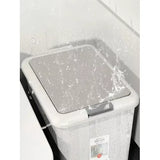 Compacte Plastic Pedaalemmer 5L – Hygiënische Voetbediening – Afvalbak voor Badkamer, Slaapkamer, Kantoor of Studentenhuis – Duurzame Kunststof Prullenbak met Deksel, 30×19,5×27 cm, Lichtgewicht &amp; Eenvoudig Schoon te Maken