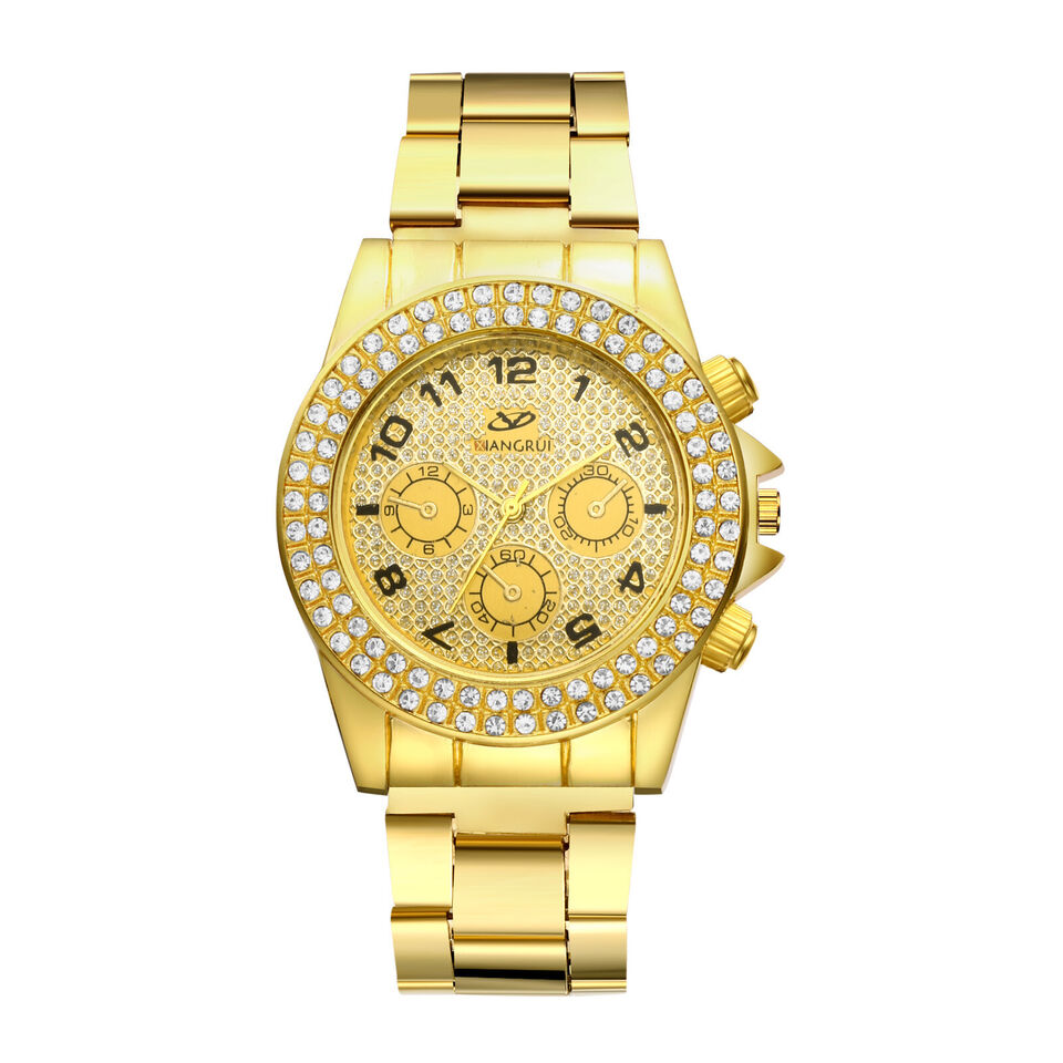 1-Stuks Herenhorloges Roestvrij Staal Datum Polshorloge Heren Analoge Quartz Horloges met Roestvrij Stalen Band Rechthoekige Kalender 3ATM Waterdichte Horloges Geschenken voor Mannen Multicolor