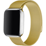 2 stuks - Hoogwaardige roestvrijstalen vervangingsband - Compatibel met Apple Watch Series 8/7 (41mm), SE/6/5/4 (40mm) en 3/2/1 (38mm) - Stijlvolle gouden afwerking - Ultiem comfort en duurzaamheid - Eenvoudig te installeren en verwijderen