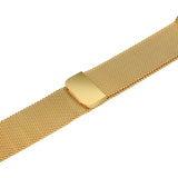 2 stuks - Hoogwaardige roestvrijstalen vervangingsband - Compatibel met Apple Watch Series 8/7 (41mm), SE/6/5/4 (40mm) en 3/2/1 (38mm) - Stijlvolle gouden afwerking - Ultiem comfort en duurzaamheid - Eenvoudig te installeren en verwijderen