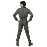 Top Gun Groen Militair Kostuum met Speelgoed Gun – Leger Outfit voor Volwassenen, Maat L – Realistisch Army Verkleedkostuum met Accessoires – Ideaal voor Carnaval, Themafeest, Cosplay of Halloween – Comfortabele Pasvorm en Authentieke Details - Halloween