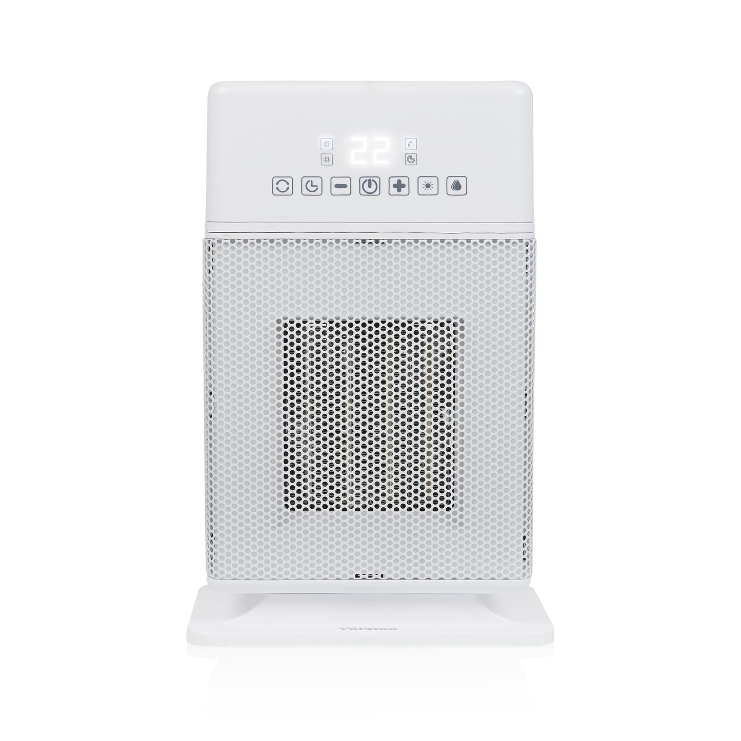 Tristar KA-5266 Elektrische Kachel Met Luchtbevochtiger – 1800W – Keramische Verwarming – Met Afstandsbediening – Timer Tot 12 Uur – Oscillatiefunctie – Voor Binnen – Digitale Thermostaat – Compact Formaat – Stil En Veilig Verwarmen