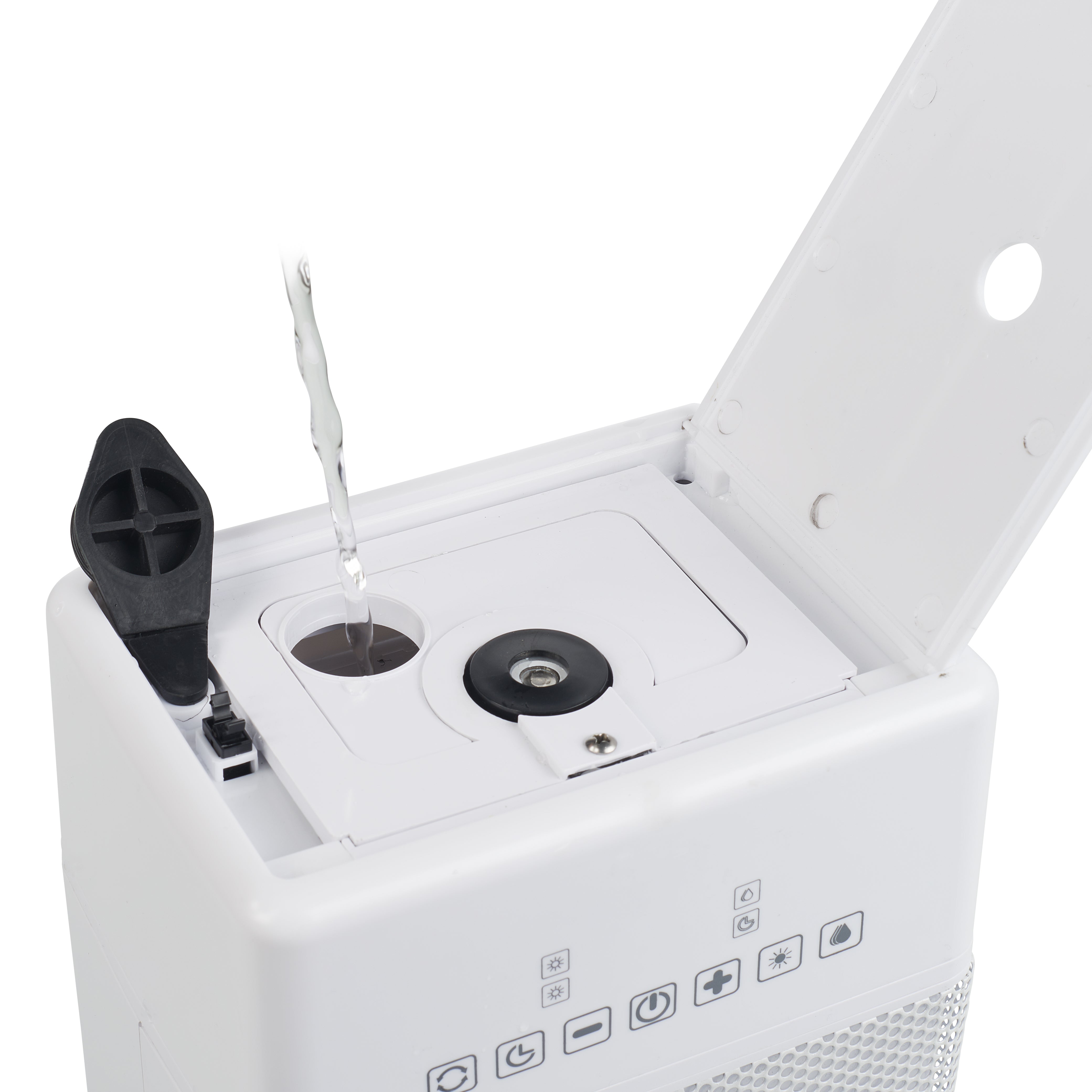 Tristar KA-5266 Elektrische Kachel Met Luchtbevochtiger – 1800W – Keramische Verwarming – Met Afstandsbediening – Timer Tot 12 Uur – Oscillatiefunctie – Voor Binnen – Digitale Thermostaat – Compact Formaat – Stil En Veilig Verwarmen