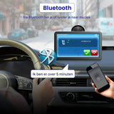 Awesafe 7-Inch GPS Navigatiesysteem - Bluetooth - Europa 2023 Kaarten - Gratis Levenslange Updates - Flitserwaarschuwingen - Stemnavigatie - Geschikt Voor Auto &amp; Vrachtwagen