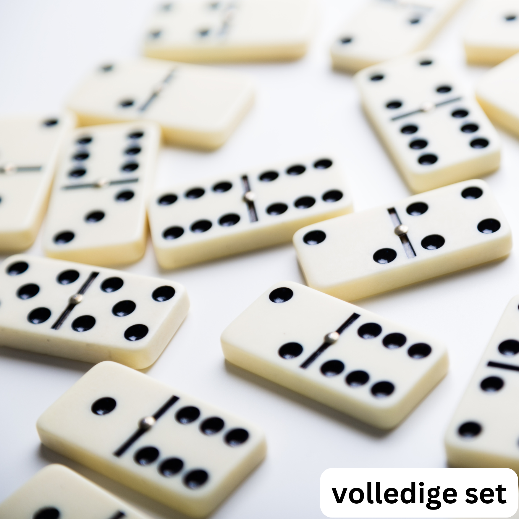 Domino Spel in Luxe Boekvormige Opbergdoos – Klassiek Tafelspel – Compact en Perfect voor Reizen – Afmetingen Opbergdoos 14.5x4.5x20cm