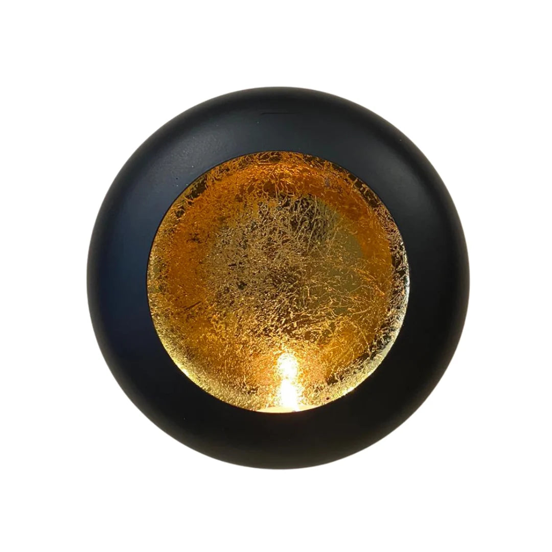 3 Stuks - Wandkandelaar Set Goud - Metalen Wandkaarsenhouders 13 18 en 23 cm - Ronde Kaarshouders voor Waxinelichtjes en Kaarsen - Smeedijzeren Muurdecoratie Wanddecoratie voor Woonkamer Slaapkamer Hal en Eetkamer