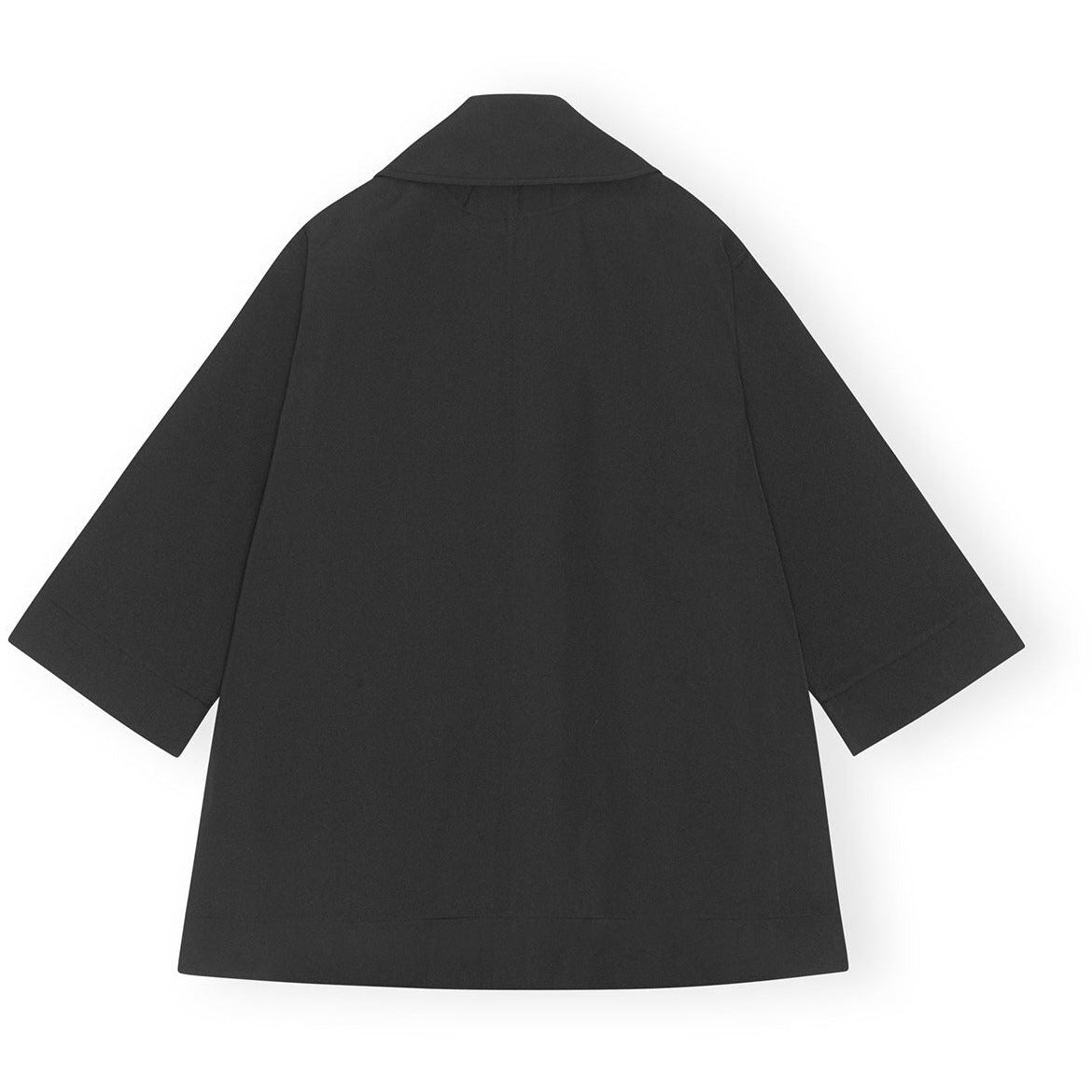 GANNI - Heavy Twill Oversized Midi-Jas in Maat L/XL - Duurzaam, Stijlvol en Milieuvriendelijk