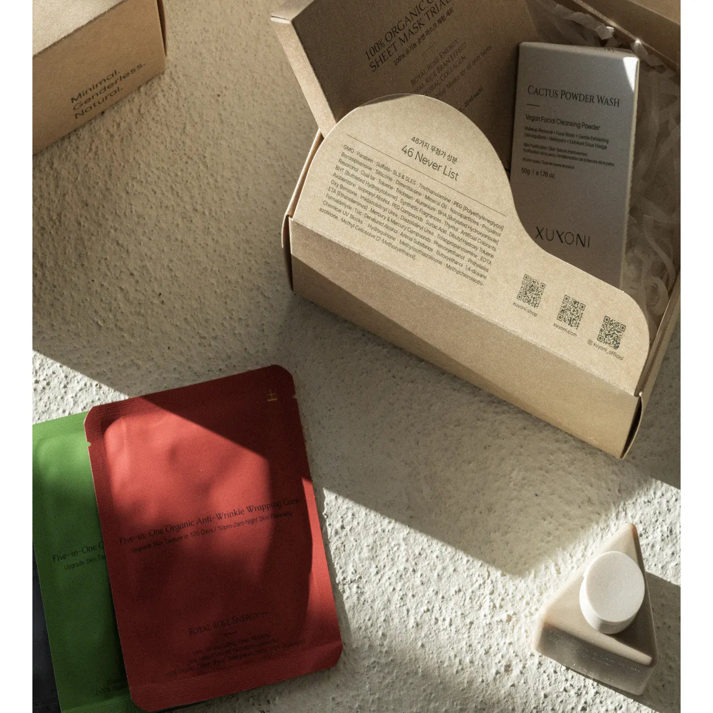 Natuurlijke huidverzorging – Duurzame giftbox – Organic cleansing oil – Solid serum bar – Vegan huidolie – Zero waste verzorgingsset – Eco skincare giftset – Huidverzorgingspakket - Kerst Pakket