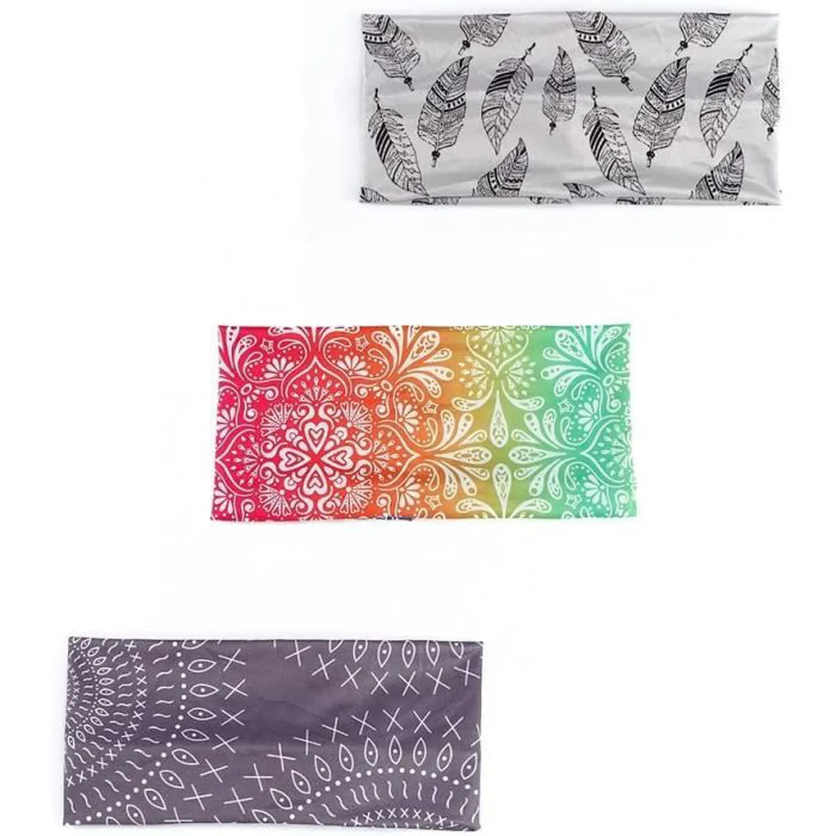 3 Stuks - Bohemian Elastische Haarbanden - Hoofdbanden - Comfortabel en Trendy - Zacht En Herbruikbaar