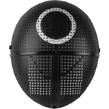 Gezichts Masker - Soldaat Masker - Circle - Carnavalskleding Masker - Cosplay - Verkleed Masker - Zwart