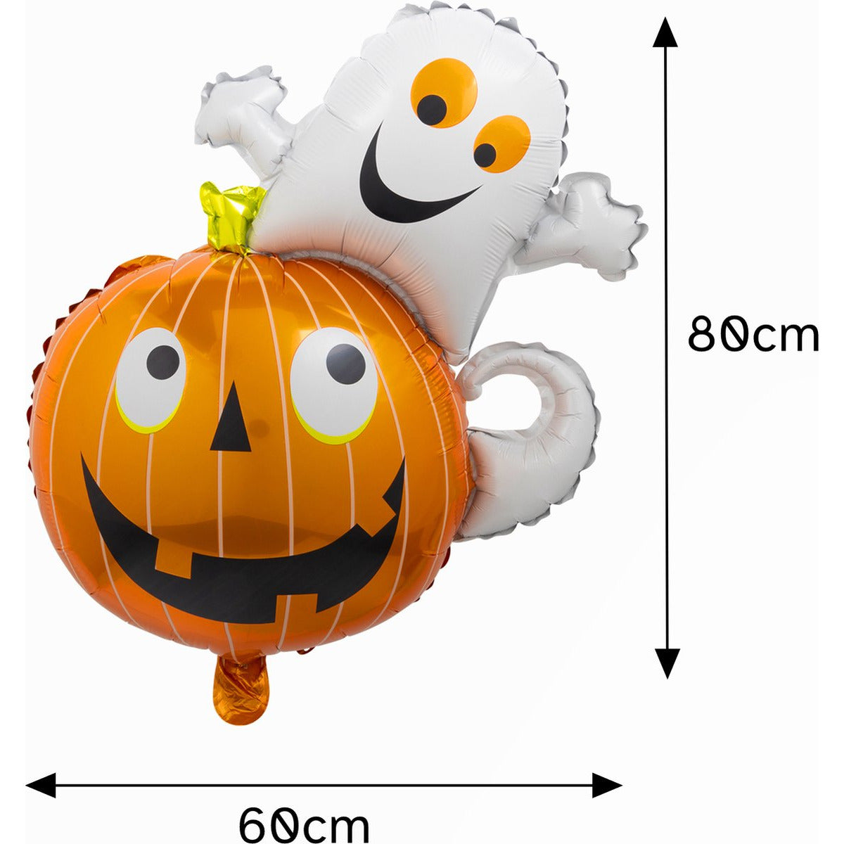 10 Stuks Halloween Ballonnen Set – Herbruikbare Folieballonnen – Inclusief Pomp – Spook-Pompoen Ballon – Vleermuis Ballon – Oranje Ster Ballonnen – Halloween Decoratie Ballonenset – Met Plakband – 6 Verschillende Designs