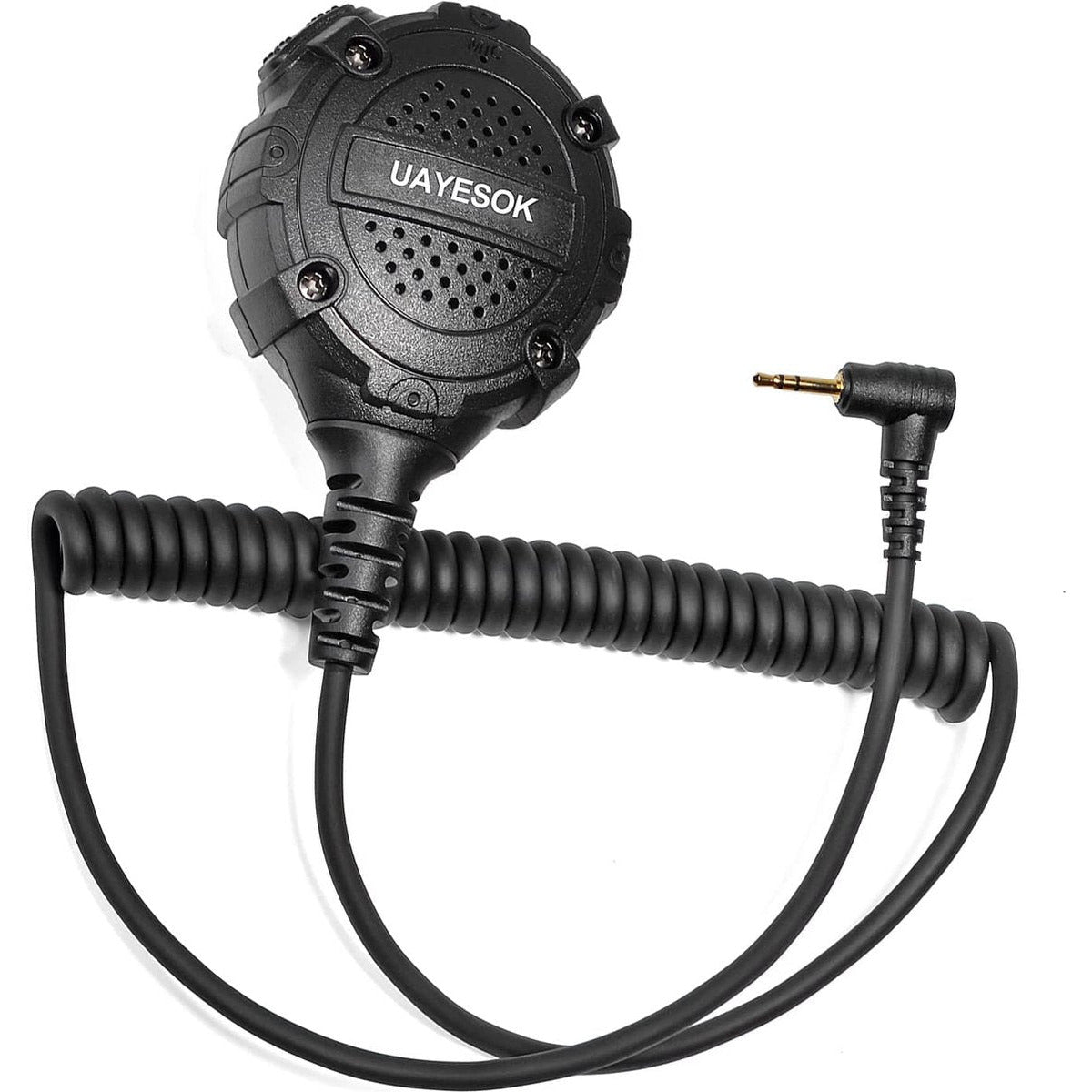 Enkel polige - Walkie Talkie Luidspreker Microfoon - 2,5 mm - Universele Draadloze Microfoon - Externe Schoudermicrofoon - Geschikt voor Motorola Talkabout Radio's - Security 2-Way Radio Accessoires