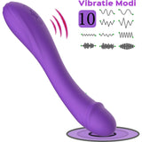 G-Spot - Multifunctioneel Siliconen Vibrator - USB Oplaadbaar - IPX7 Waterbestendig - Draagbaar - 7 Vibratie Opties - 3 Snelheden - Paars