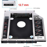 2,5 inch universele Laptop HDD/SSD SATA Caddy, dikte: 12,7 mm
