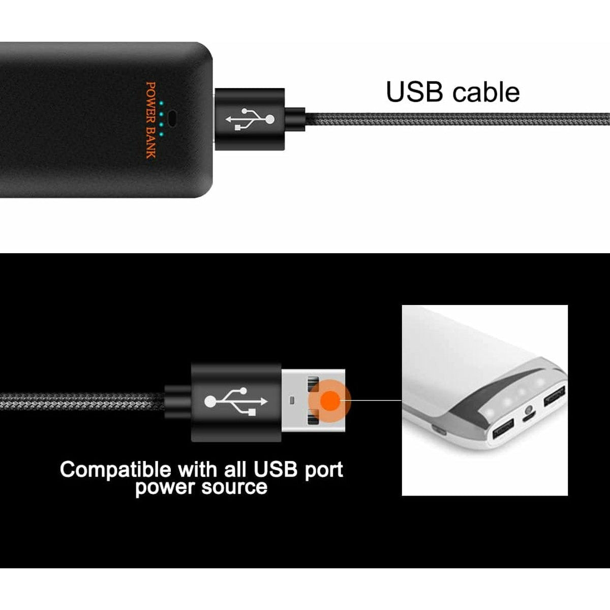 Camera Lens Heater - USB Lensverwarming met Instelbare Temperatuur voor Camera's en Telescopen - Beschermt tegen IJs, Dauw en Mist - 43cm Neopreen - Inclusief 80cm Temperatuurregelaar - Anit- Mist Systeem - Geschikt voor Powerbank
