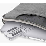 Extra Sterke - Draagbare Aluminium Laptopstandaard - Verstelbaar - Opvouwbaar - Laptop Stand - Compatibel met Laptops tot 15,6'' - Compatibel met MacBook Air - MacBook Pro - HP -Dell - Lenovo en meer - Zilver