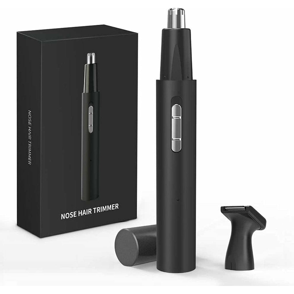 Neus- en Oorhaartrimmer - USB oplaadbare neushaartrimmer - Incl. bakkebaarden trimmer - Professioneel - Pijnloos - Waterdichte - Zwart