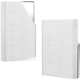 Beschermende Visitekaarthouder - Kaart Houder - RVS / PU-leer - MultifunctioneelCard Case - Creditcard Houder - ID Case - Unisex - Wit