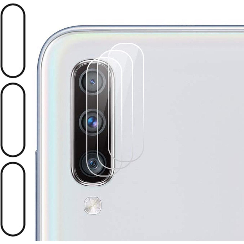 3 Stuks - Camera Lens Protector Set - Multi Pack - Compatibel met Samsung Galaxy A30s - Ultra Dun En Helder - Flexibele Glas - Case Vriendelijk - Krasbescherming - Camera Lens Cover - Inclusief reinigingsgereedschap