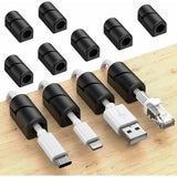 Kabel clips - 20 stuks - zelfklevend - kabel houders - zwart- kabel organizer