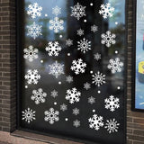 190 STKS 10 Vellen Kerst Sneeuwvlok Window Cling Stickers voor Glas, Xmas Decals Decoraties Vakantie Sneeuwvlok Nieuwjaar Decals Grote Maat voor Party