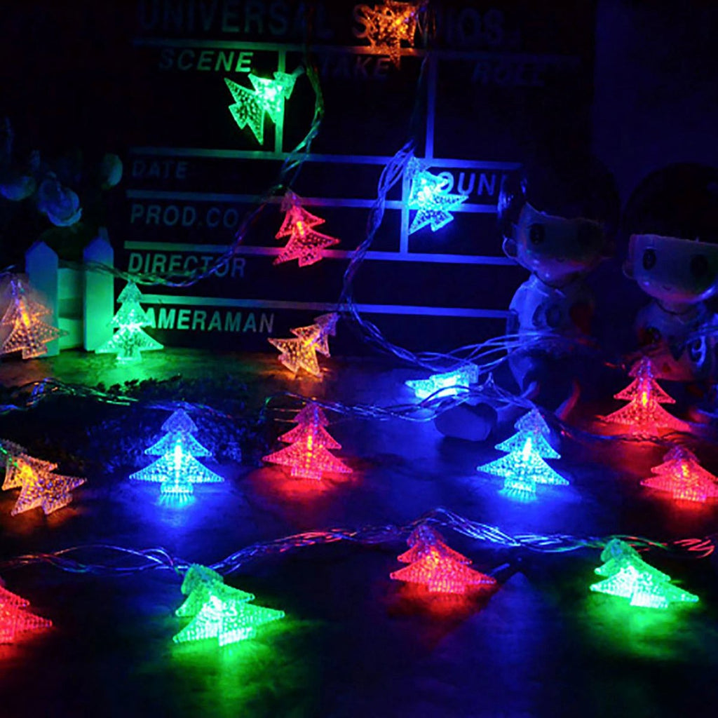LED Kerstboomgordijnverlichting | 96 LED Binnen Kerstverlichting, 8 Knipperstanden | 3.5M | Warm Wit