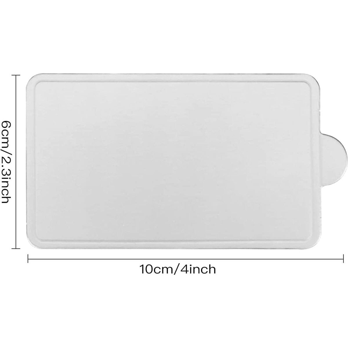 200 Stuks - Luxe Taartkarton - Taartpunt Onderlegger - 2 Modellen - Cake Boards - Kartonnen Cake Plateau - Cake Displays Dienblad - Decoratieve Cake basis - Sterk - Herbruikbaar - Zilver