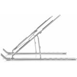 Extra Sterke - Draagbare Aluminium Laptopstandaard - Verstelbaar - Opvouwbaar - Laptop Stand - Compatibel met Laptops tot 15,6'' - Compatibel met MacBook Air - MacBook Pro - HP -Dell - Lenovo en meer - Zilver
