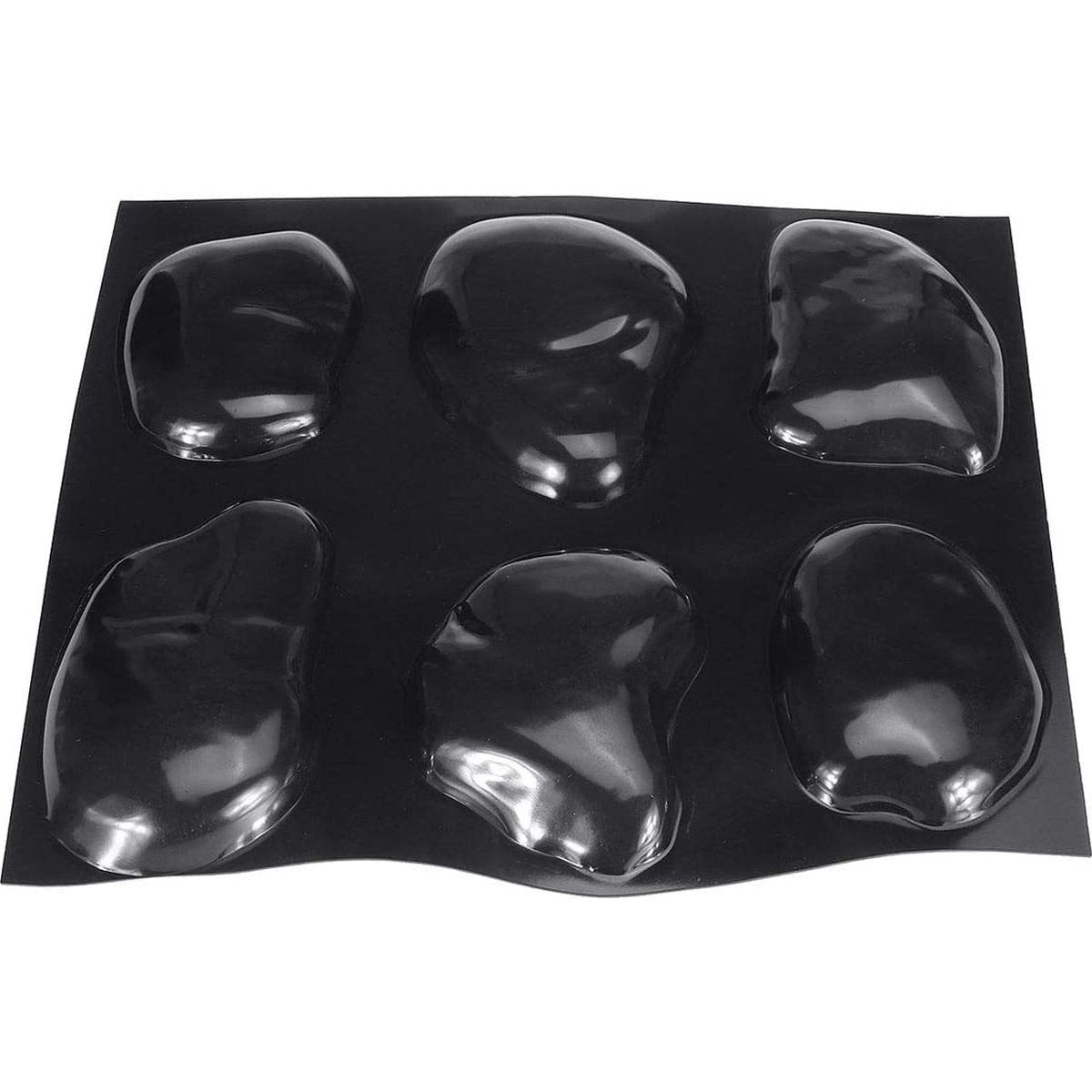 DIY Kasseien Mallen - Herbruikbare Natuursteen Mallen - Keistenen Mold Voor DIY Tuin Decoratie - Step Stones Mold - 6 Grote Pebble Vormen Tray -