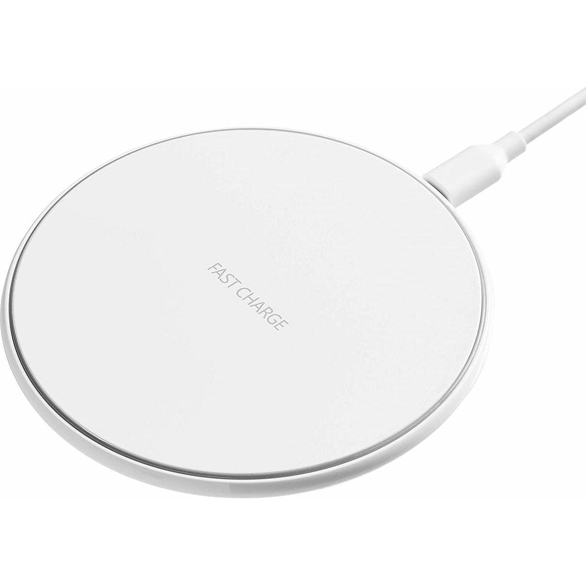 Smartphone Draadloze Fast Charger - Wireless Oplader - Qi - Geschikt Voor Mobielen En Oordopjes Met Draadloos Opladen