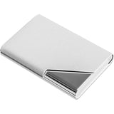Beschermende Visitekaarthouder - Kaart Houder - RVS / PU-leer - MultifunctioneelCard Case - Creditcard Houder - ID Case - Unisex - Wit