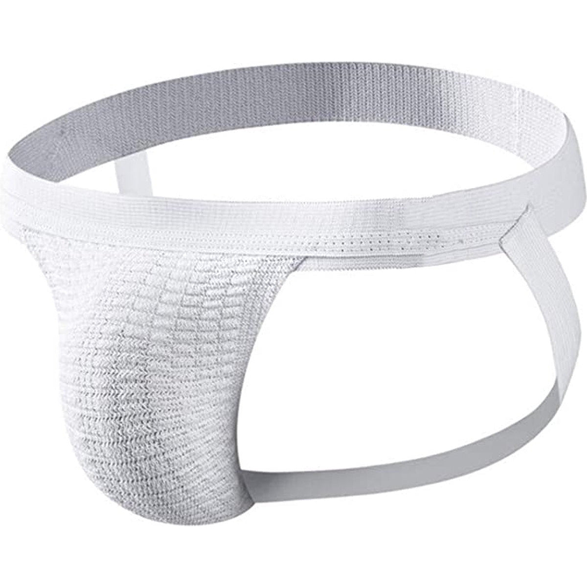 Sexy Herenslip - Ademend Herenmode String - Man Thong Ondergoed - Jockstrap - Athletic Supporter - Wit - M
