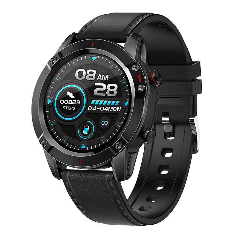 RS Smartwatch Met 1.3 Inch HD Touchscreen – Hartslagmeter &amp; Bloeddrukmeting – IP68 Waterdicht Fitnesshorloge Met Siliconen Band – Stappenteller &amp; Activiteitentracker – 7 Sportmodi – Meldingen – Compatibel Met iOS &amp; Android – Zwart